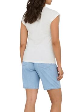 T-shirt Only Delia weiß für Frauen.