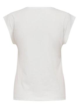 T-shirt Only Delia weiß für Frauen.