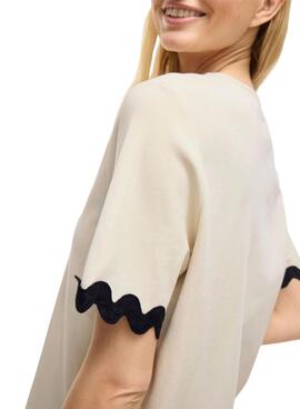 Top Vila Calisa in Beige für Frauen