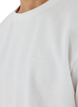 T-Shirt Project X Paris aus weißem Strick für Männer.