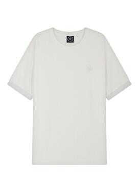 T-Shirt Project X Paris aus weißem Strick für Männer.