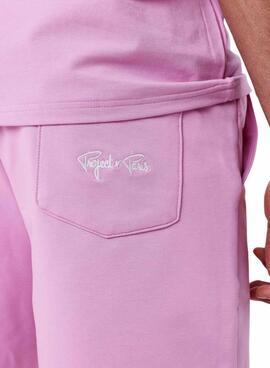 Bermudas Project X Paris Jogging rosa für Herren