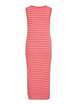 Kleid Vila Zicha koralle für Frauen