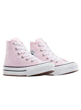 Sneakers Converse Chuck Taylor All Star Lift Platform in Rosa für Mädchen und Jungen.
