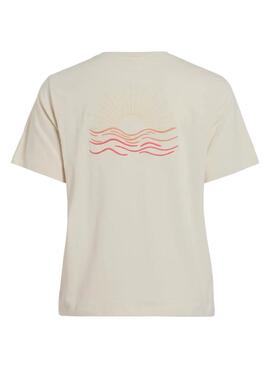 T-shirt Vila Visybil beige für Damen