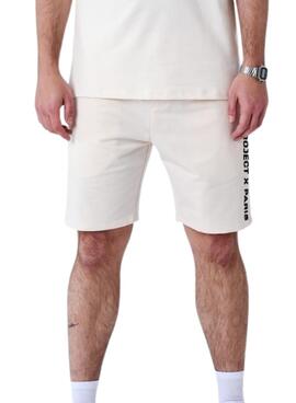 Bermudas Project x Paris Logo beige für Herren