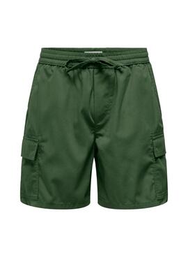 Bermudas Only and Sons Onskal in Grün für Herren.