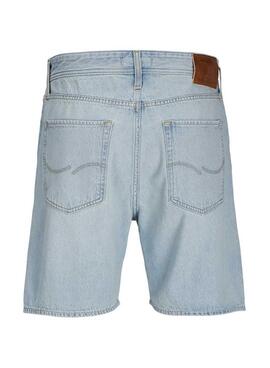Bermudas Jack und Jones Tony hellblaue Jeans für Männer