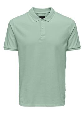  Polo  Only and Sons Travis grün für Herren