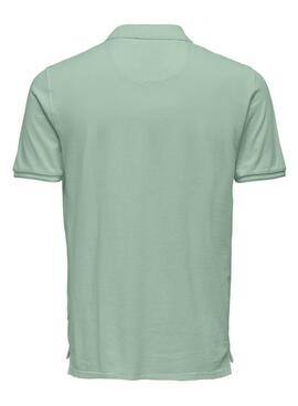  Polo  Only and Sons Travis grün für Herren