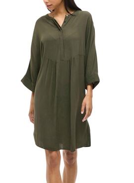 Kleid Vila Vipaliva Grünes für Frauen