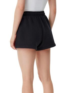  Shorts Tommy Jeans Script Schwarz für Damen.