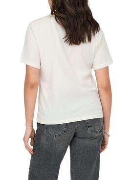 T-shirt Only Rosa Paris für Damen