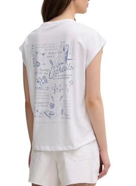 T-shirt Pepe Jeans Virginia weiß für Damen