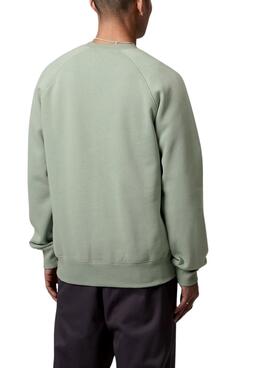 Sweatshirt Carhartt Chase Rundhalsausschnitt Grün für Herren