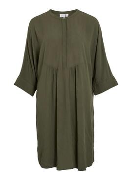 Kleid Vila Vipaliva Schwarz für Frauen.