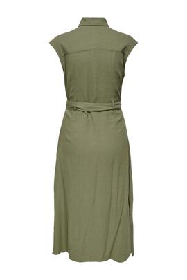 Kleid Only and Sons Lima grün für Damen