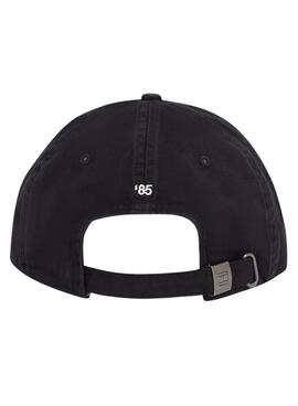 Mütze Tommy Hilfiger Flag Soft schwarz für Herren