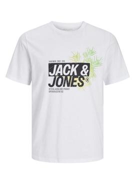 T-Shirt Jack and Jones Jaxon weiß für Herren