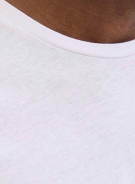 T-Shirt Jack and Jones Jaxon weiß für Herren