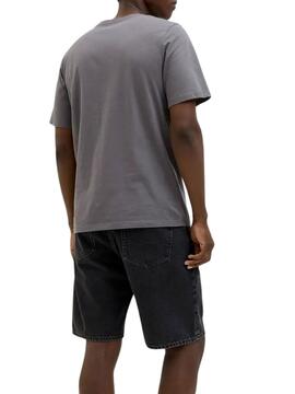 T-Shirt Jack and Jones Jaxon in Grau für Herren