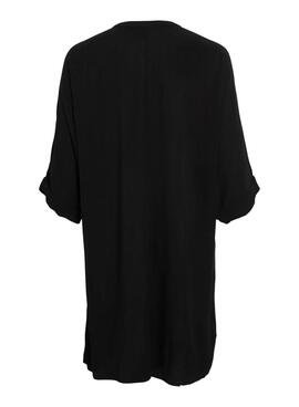 Schwarzes Vila Vipaliva Kleid für Damen.