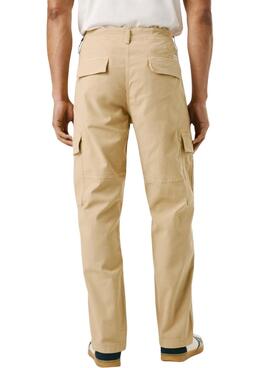 Hose Pepe Jeans Cargo beige für Männer