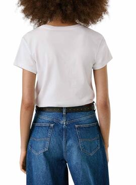 T-Shirt Pepe Jeans Ava weiß für Frauen.