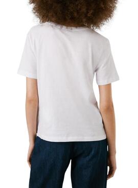 T-Shirt Pepe Jeans Angel weiß für Frauen