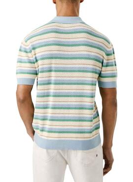  Polo  Pepe Jeans Preston gestreift für Männer.