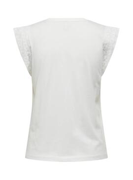 T-Shirt Only Henriette in Weiß für Damen