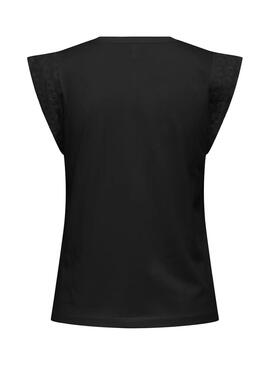 T-Shirt Only Henriette Schwarz für Frauen