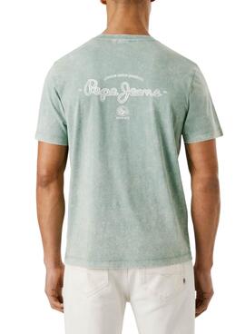 T-Shirt Pepe Jeans Terell Grün für Männer