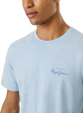 T-Shirt Pepe Jeans Terell blau für Herren