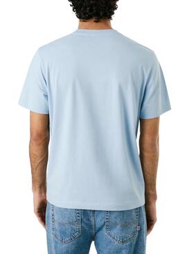 T-shirt Pepe Jeans Milton blau für Männer