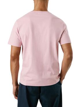 T-shirt Pepe Jeans Milton in Rosa für Männer.