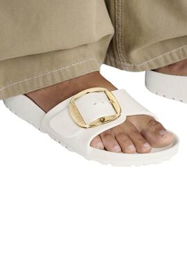 Sandalen Birkenstock Madrid Big Buckle  in Weiß für Frauen