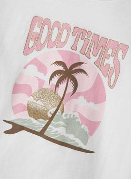 T-Shirt Name It Jekan weiß für Mädchen