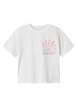 T-shirt Name It Jely weiß für Mädchen
