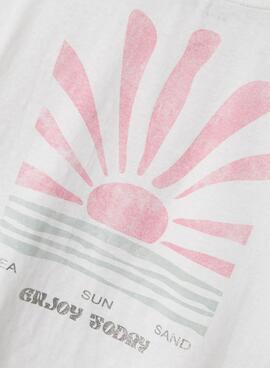 T-shirt Name It Jely weiß für Mädchen