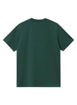 T-shirt Carhartt Chase in dunkelgrün für Herren