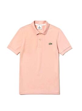 Lacoste Live Unisex Stretch Pink Polo