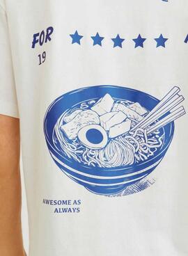 T-shirt Jack and Jones Charge weiß für Herren