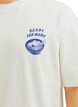 T-shirt Jack and Jones Charge weiß für Herren