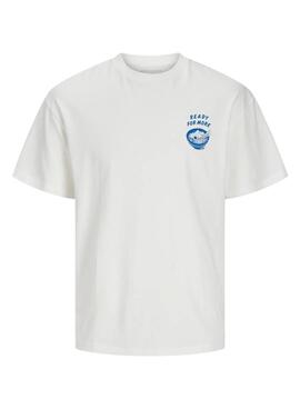T-shirt Jack and Jones Charge weiß für Herren