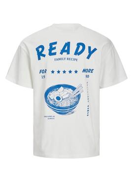 T-shirt Jack and Jones Charge weiß für Herren