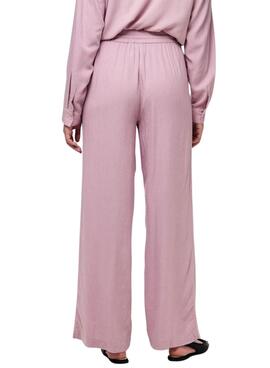 Hose Pieces Pia Wide rosa für Damen