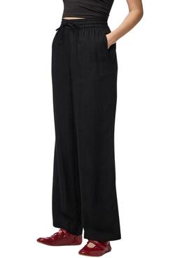 Hose Pieces Pia Wide Schwarz für Damen