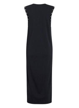 Schwarzes Kleid Vila Vieyeletti für Damen