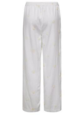 Weiße Only Caro Damen Hose